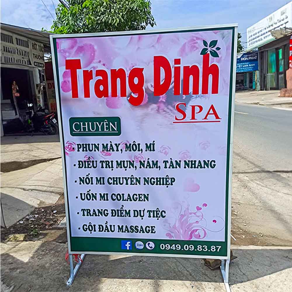 Bảng Hiệu Spa Đứng - Mẫu Mới