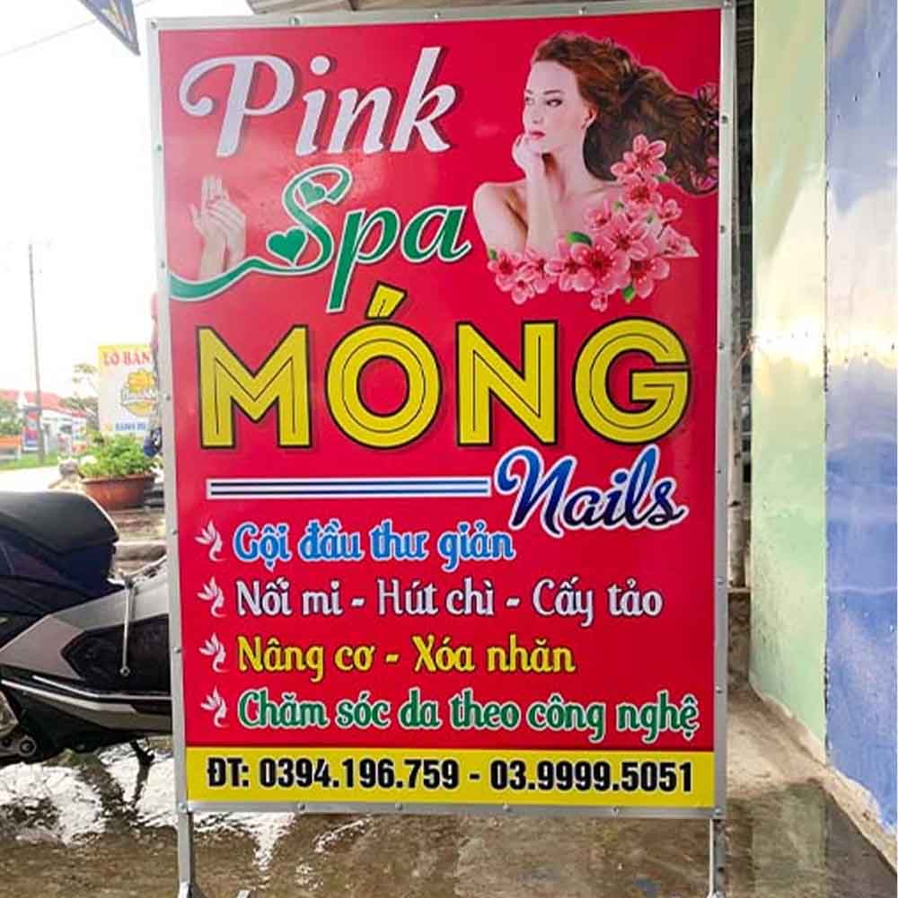 Bảng Hiệu Spa Đứng - Mẫu Mới